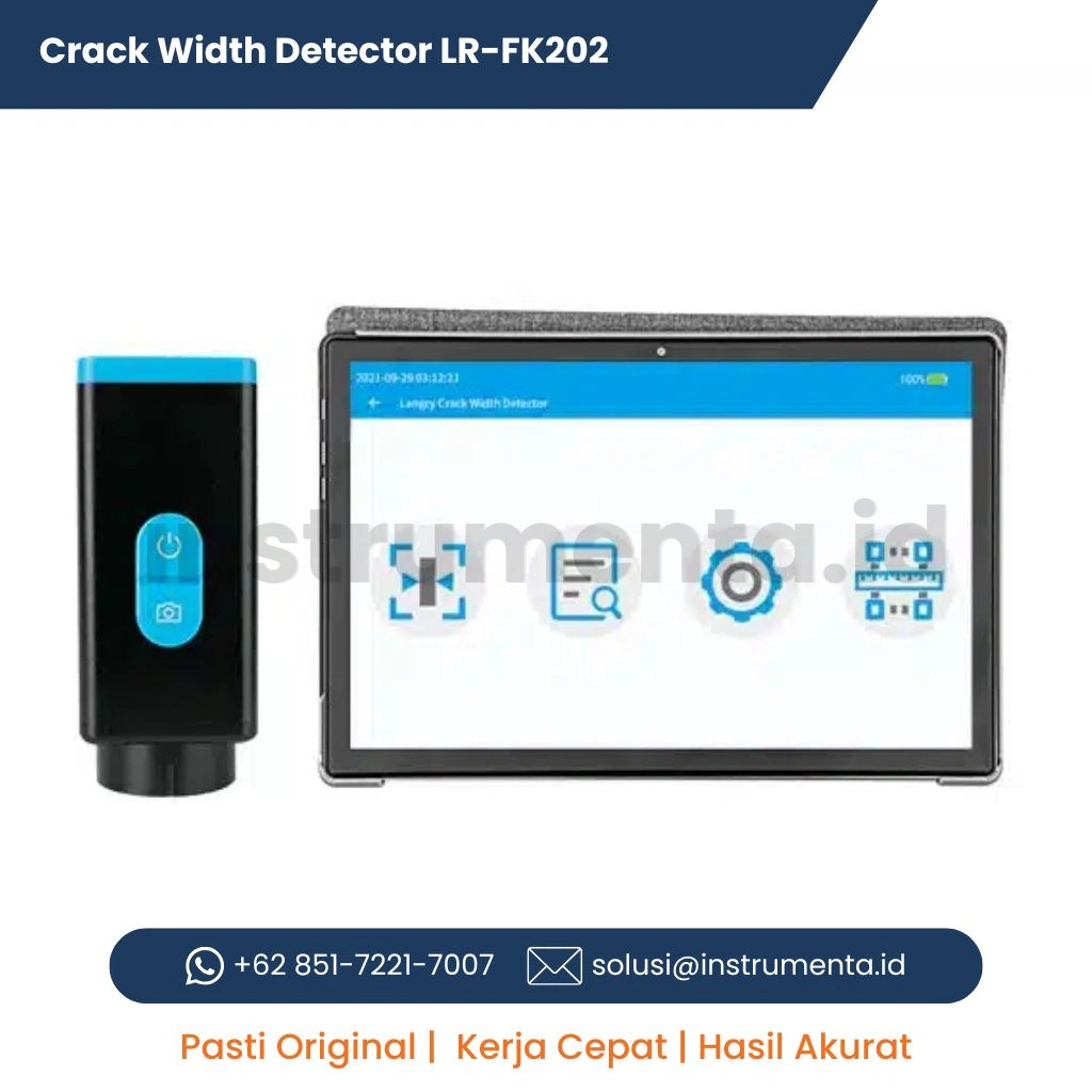 Ready Stock Crack Width Detector LANGRY LR-FK202 Alat Ukur Lebar Retak Beton Digital Wireless